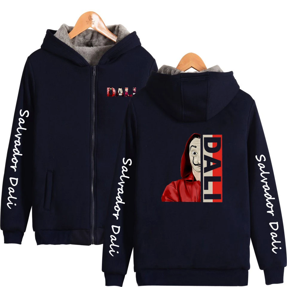 Мужская толстовка с капюшоном принтом Сальвадора Дали | одежда