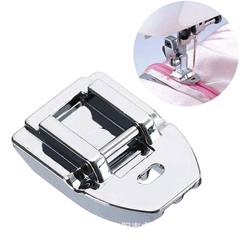 

1PC Concealed Invisible Zipper Foot #7306A For Brother Singer Toyota 5BB5065-1