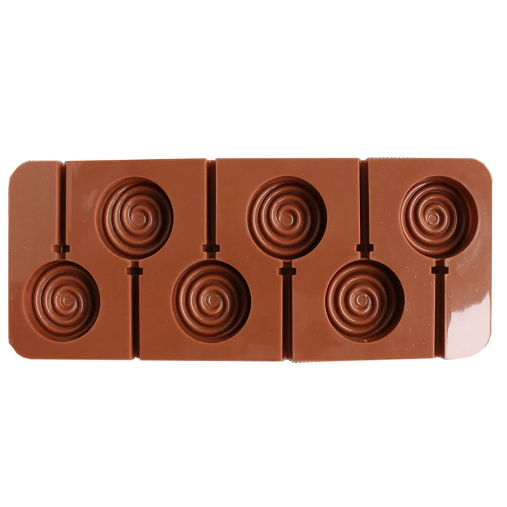 

8Cavity Silicone Chocolate Mold Lovely Lollipop Mould DIY Silicone Cake Mold Decor Kids DIY Handmade Chocolate Mold Baking Tools