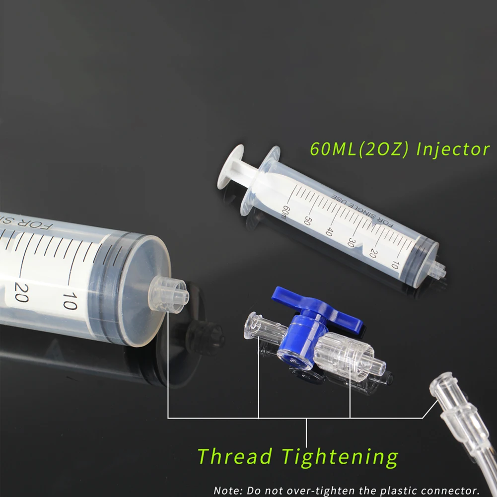 

Tubeless Tire Liquid Injection Tool MTB Road Bike Tubeless Sealant Injector Syringe Tool Optional Valve Core Removal Tool