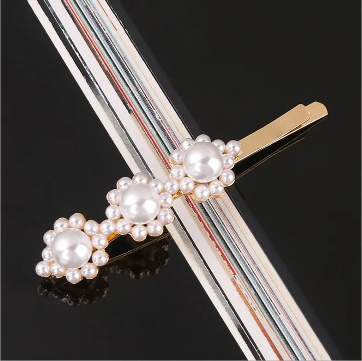 Style 2(7.2cm) Элегантные жемчужные заколки для волос для женщин и девочек, металлическая заколка-палочка, Шпилька для волос, Золотая ручная работа, корейский дизайн, аксессуары для укладки волос - Цвет: Style 2(7.2cm)