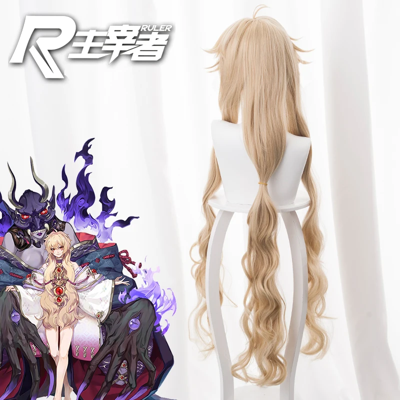 Высококачественные парики Prop! Парик для косплея Onmyoji Oura Hannya длинные вьющиеся