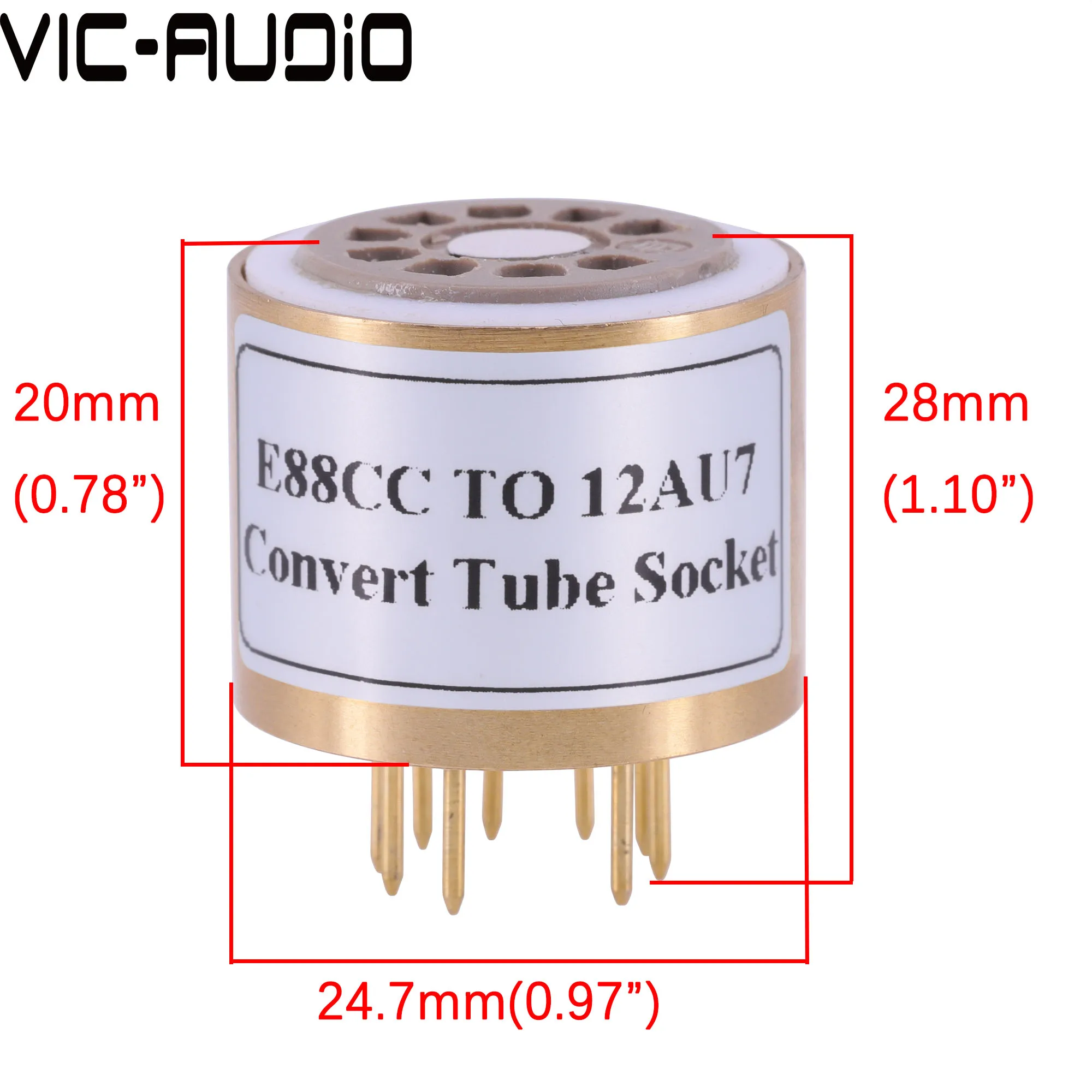 1 шт. E88CC ECC88 от 6922 до 12AU7 12AX7 ECC82 ECC83 6 3 В вакуумный трубчатый усилитель DIY Hi-Fi адаптер