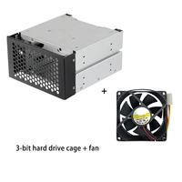 2 5 3 5 chassis optical drive bit hard disk expansion rack 3 in 1 hard drive cage for chia