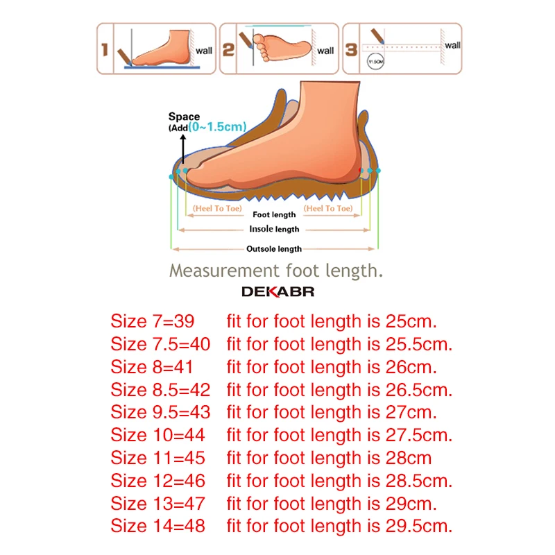 

DEKABR Newly Men's Genuine Leather Shoes Size 39-48 Leather Soft Anti-slip Driving Shoes Men Business Dress Platform Shoes