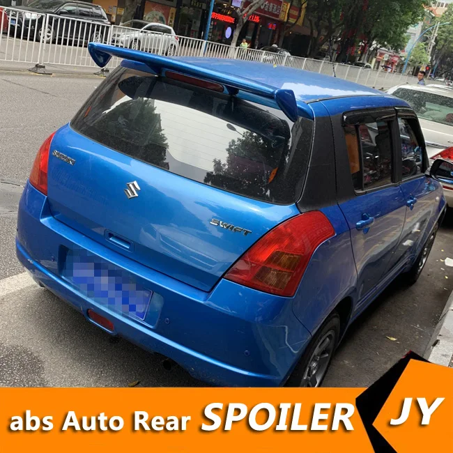 Спойлер для SUZUKI Swift 2008-2017 высококачественный спойлер QQWX из АБС-пластика