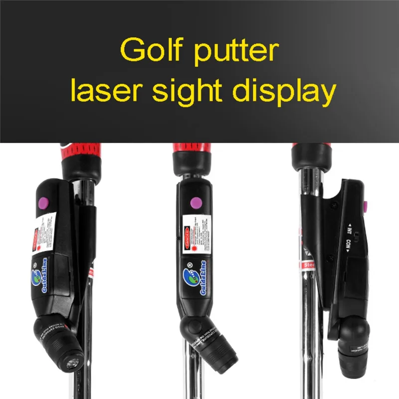 

New Education Golf Putter Laser Sight Putter Target Putt Help Practice Battery Operated Corrector Trainer Indoor