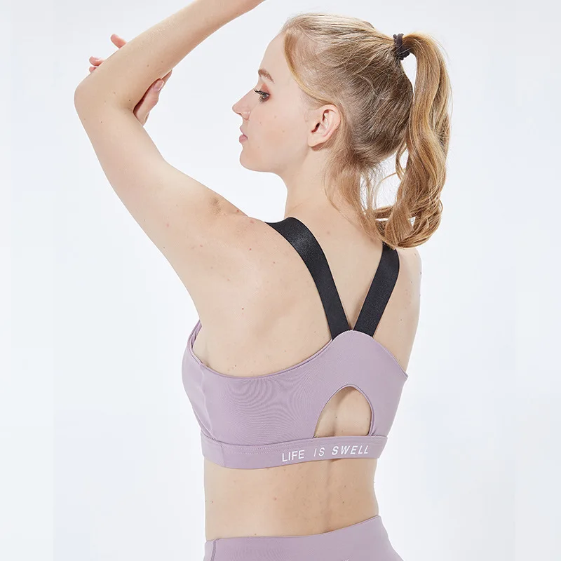 Осень/Зима 2019 новый спортивный прочный бюстгальтер Собранный Бег Фитнес спина