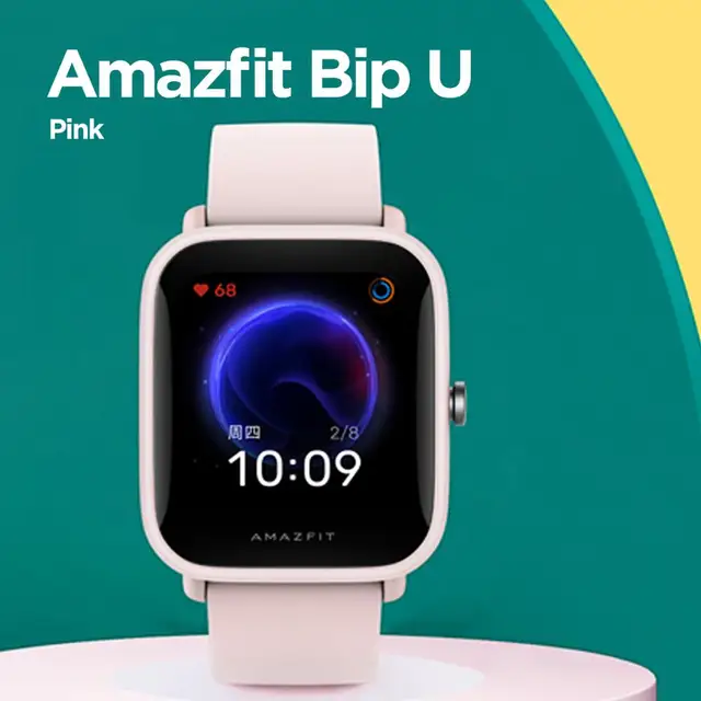 Смарт-часы Amazfit Bip U водонепроницаемые (5 атм) с цветным дисплеем |  Электроника | АлиЭкспресс