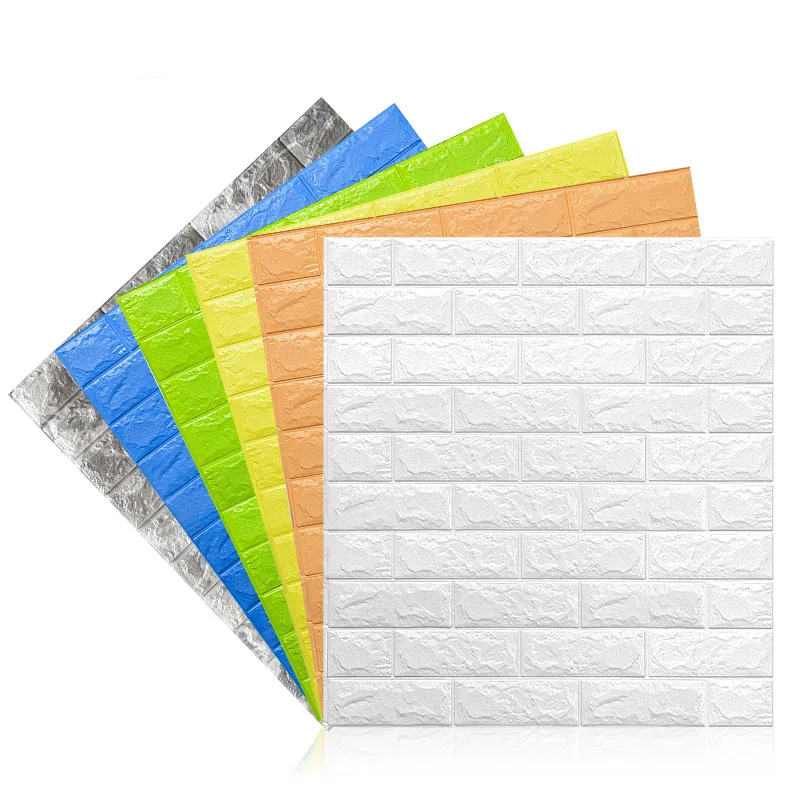 3D наклейки на стену с имитацией кирпича 70x77 см|Декоративные пленки| |