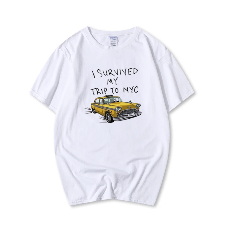 

Fashion Summer T-Shirts Tom Holland Tees I Survived My Trip To Cotton Casual Funny T-shirts XS-3XL