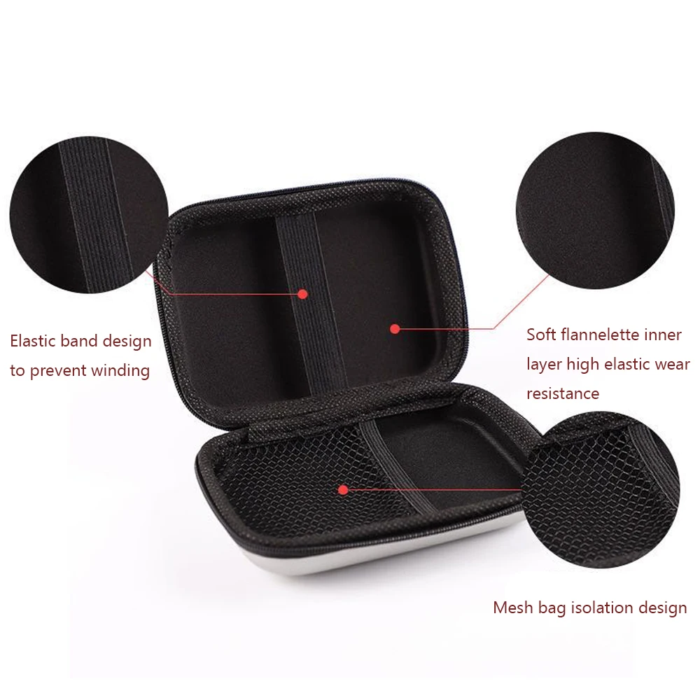 Мобильный жесткий диск сумка 2 5 дюймов SSD коробка кабель для передачи данных