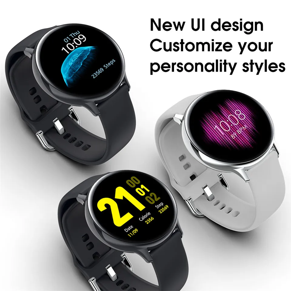 MAFAM S20s Bluetooth 4 0 полностью круглые сенсорные Смарт часы для мужчин и женщин ЭКГ