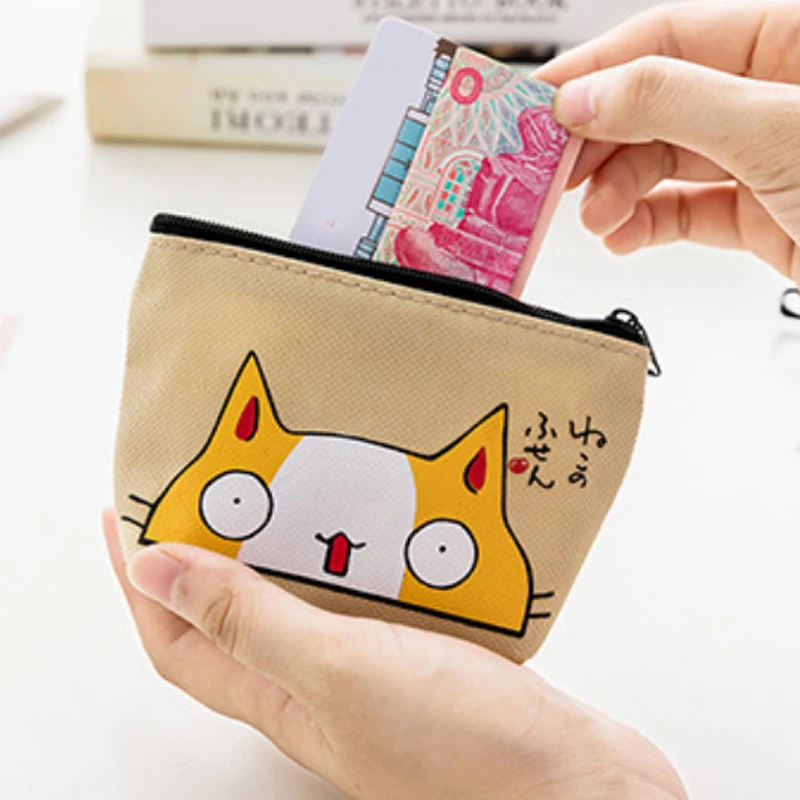 Миниатюрная сумка для гигиенических салфеток Холщовый кошелек мелочи держатель