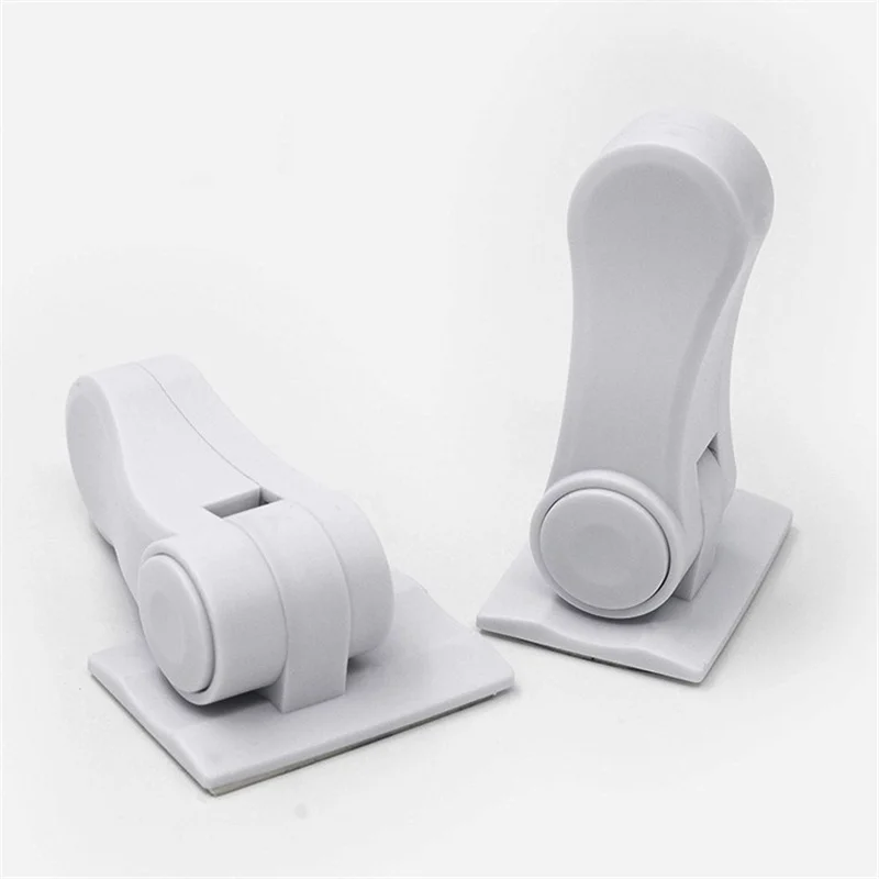 2 шт./компл. детский шкаф дверные замки уровень ручка с самоклеящейся наклейкой