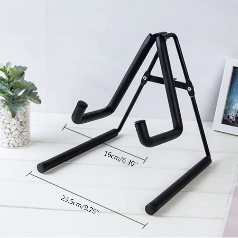 

Ukulele Stand Portable Folding A frame Metal Stand for 21 23 26 Ukulele Mandolin