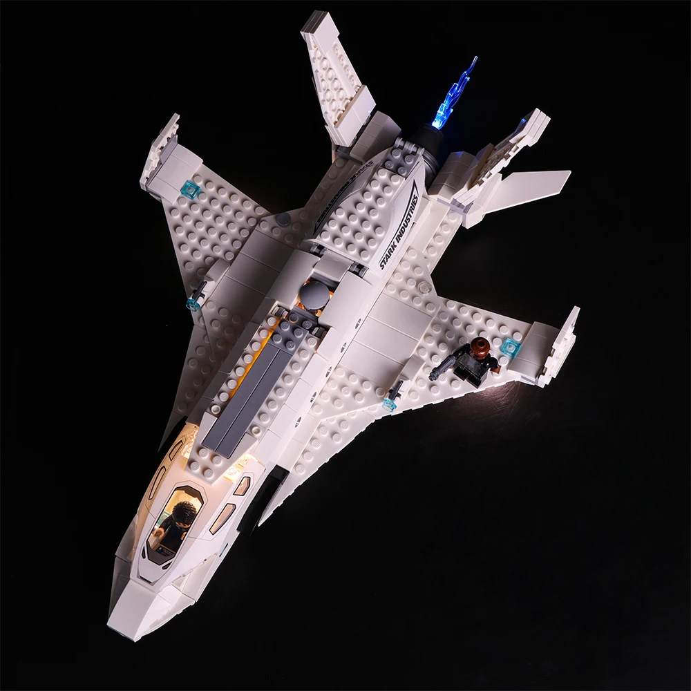 

Led Lighting Kit for 76130 Iron Fighter And UAV building block model kids Toys (LED Lighting set only, No Blocks)