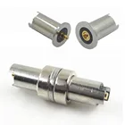 2-20 комплектов, 8 мм магнитный разъем питания постоянного тока, штекер, гнездо, интерфейс, POGOPIN, магнитный разъем для зарядки для Smart Water Cup LED