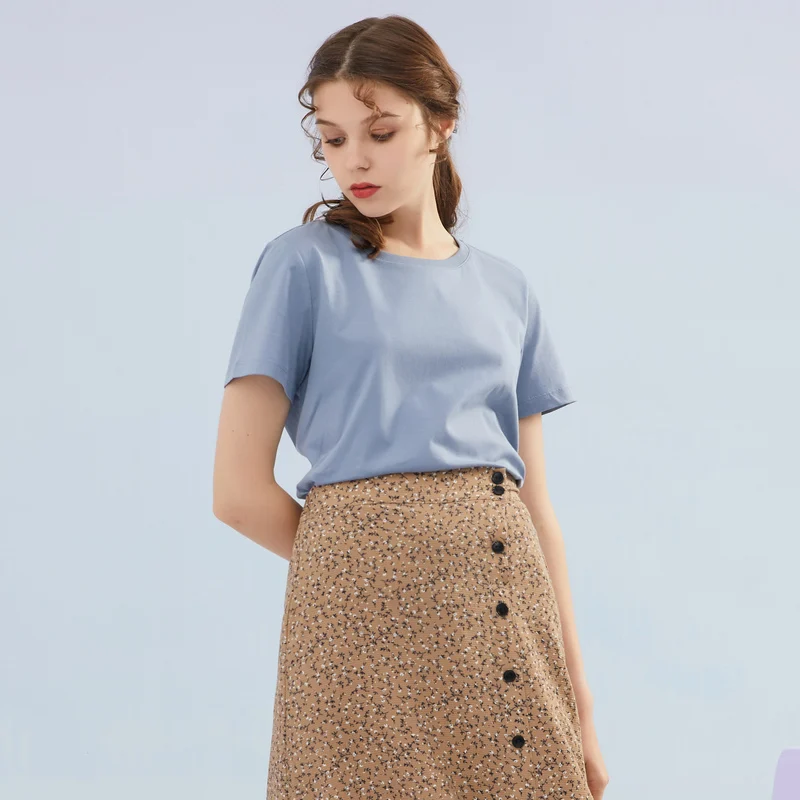 Metersbonwe 2020 летняя новая женская футболка из хлопка Харадзюку Эстетическая