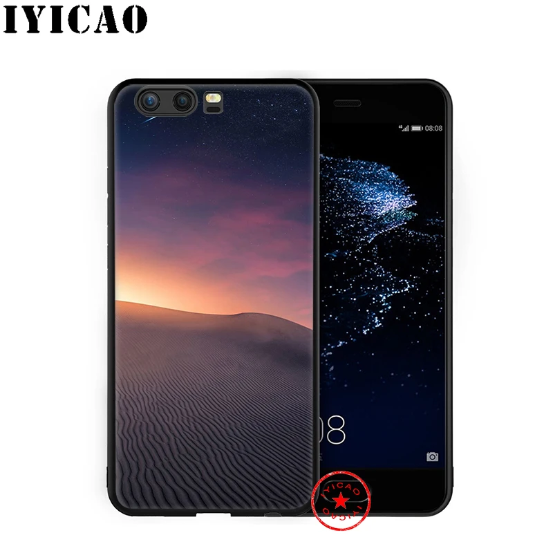 IYICAO пустынный Звездный Небесный мягкий чехол для huawei P30 P20 P10 P9 P8 2017 2016 2015 P Smart Z Plus