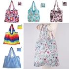 Новое поступление, многоразовые сумки для покупок, Женская Складная Сумка-тоут, портативная Экологически чистая тканевая сумка для продуктов, складные вместительные сумки