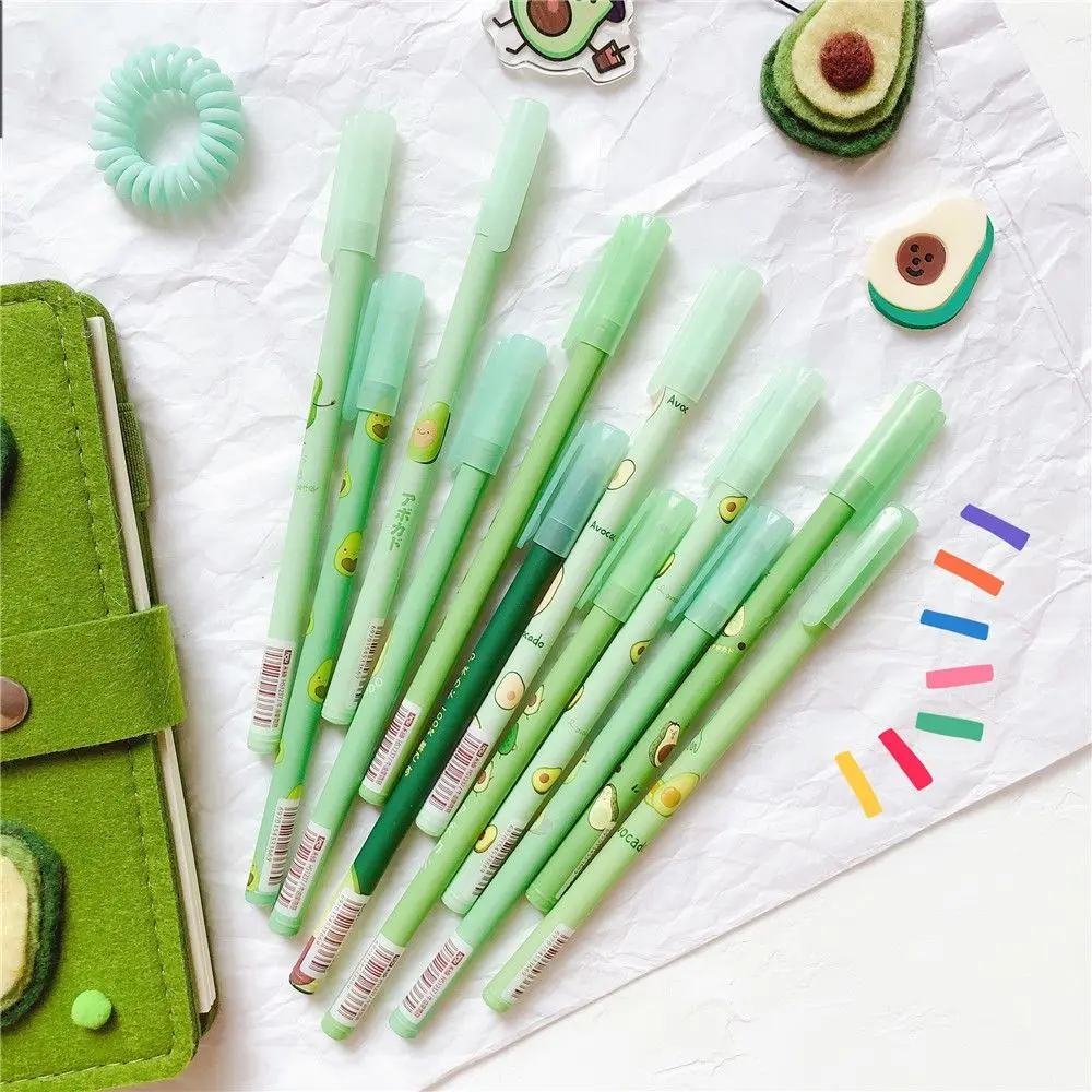 Гелевая ручка кавайные ручки с фруктовым узором 0 5 мм 2 шт.| |