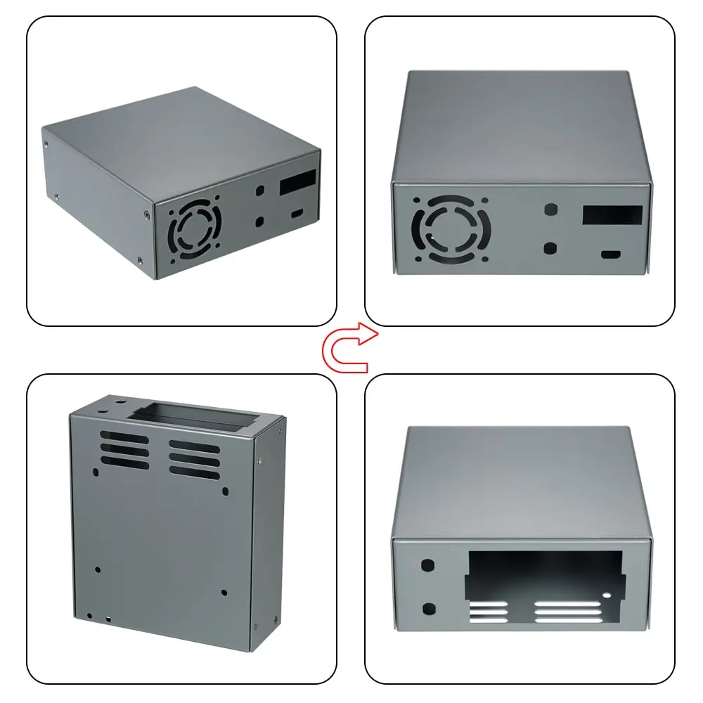 Блок питания DIY чехол Корпус электропитания Kit + интерфейс связи цифровой