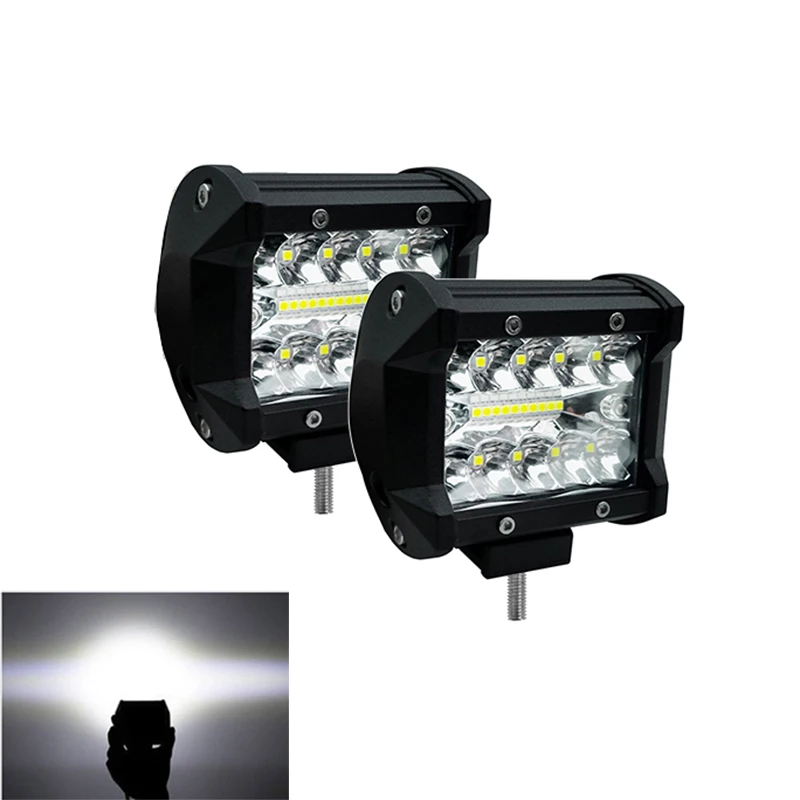 Светодиодные рабочие точечные светильники 12 В 60 Вт фары для мотоциклов