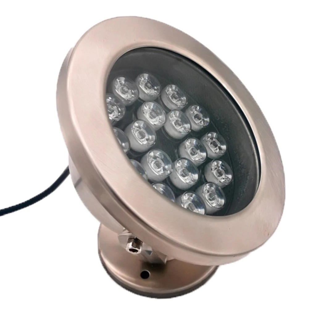 Светодиодный подводный фонасветильник поворотный прожектор 18 Вт 24 IP68 DMX