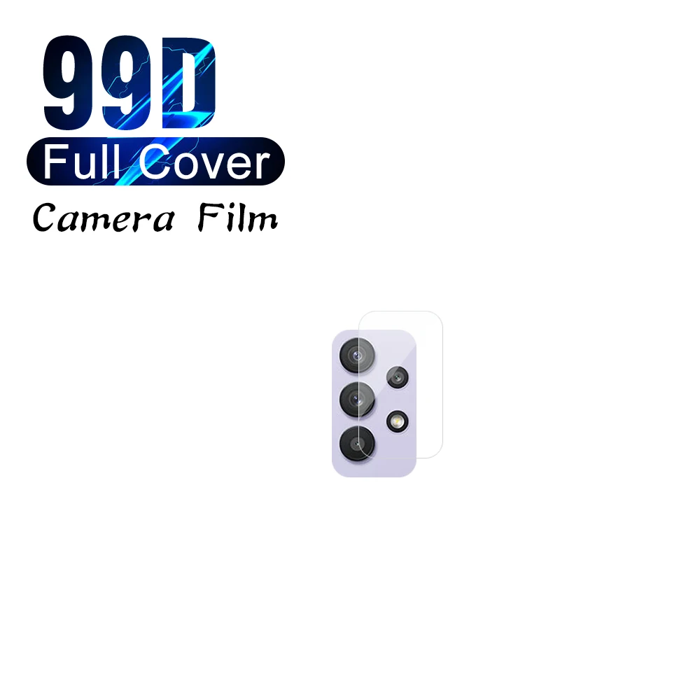 Защитная пленка 3 в 1 для переднего и заднего объектива Гидрогелевая Samsung Galaxy A32 5G