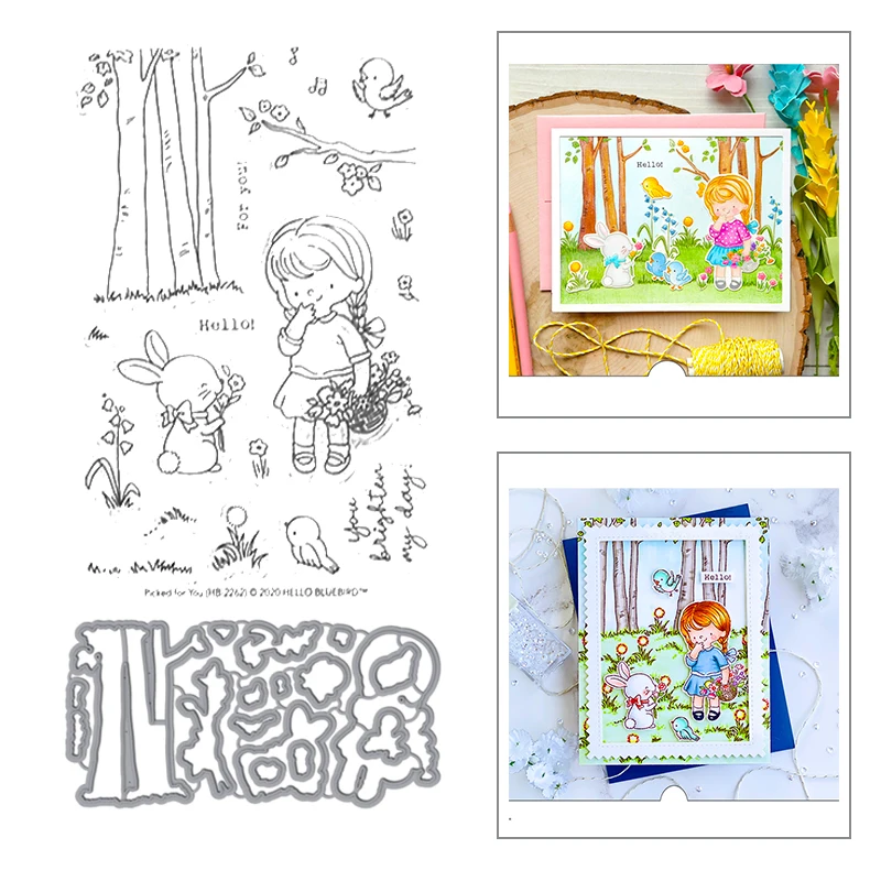 Горячая новинка 2020 штампы с пасхальными яйцами друзья кролик птица медведь