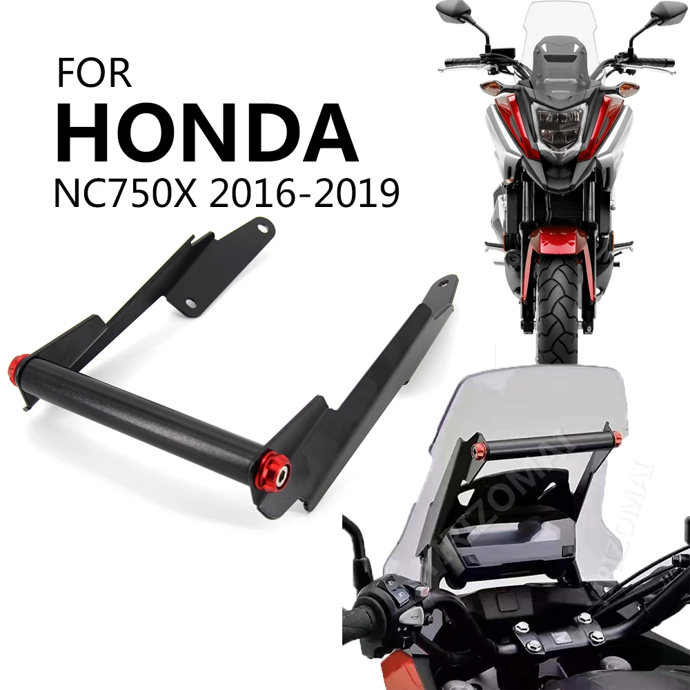 

Держатель кронштейна GPS для мотоцикла мобильный телефон кронштейн для навигации CNC алюминиевый кронштейн для Honda NC750X 2016-2017-2018-2019 NC 750X