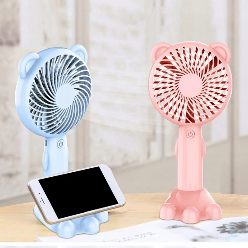 

Handheld Fan Super Mini Personal Fan with Rechargeable Battery Operated and 3 Adjustable Speed Desktop Air Cooler
