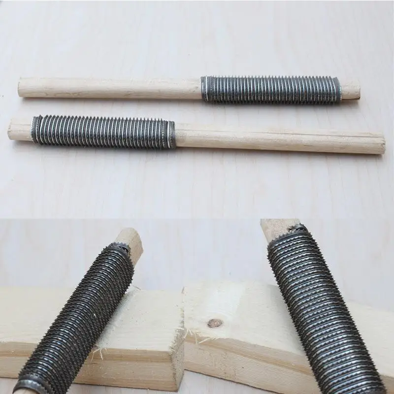 

3Pcs/set Wood File Metal Rasp Coarse Teeth 200mm Hardwood Polishing Carpenter Woodworking Tools
