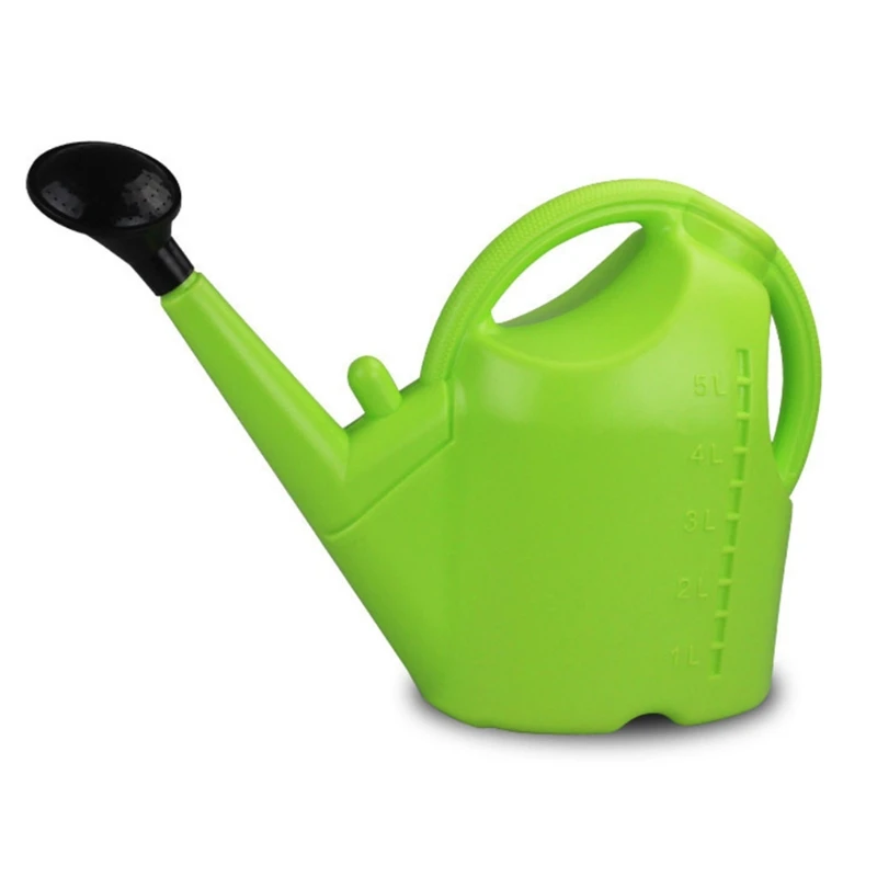 

69HF Large Capacity 5L Watering Can Long Spout Portable Manual Irrigation Small Spray Bottle Thickening Plant Watering Pot for