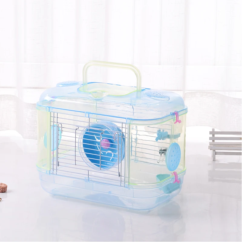 Прозрачная клетка для хомяка Многослойные маленькие клетки животных