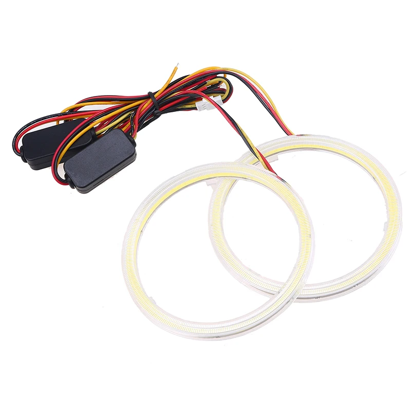 POSSBAY Ангельские глазки светодиодный COB Halo Ring автомобилей Angel Eyes DRL Габаритные огни
