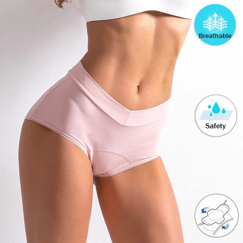 Нижнее Белье 5XL женские противопротекающие менструальные трусики
