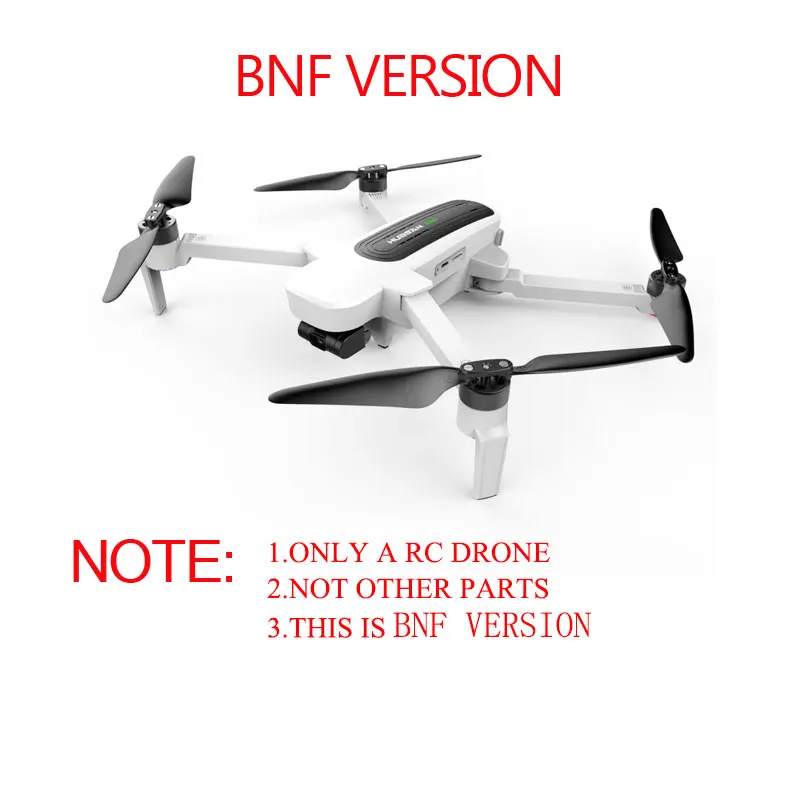 White BNF Version Hubsan H117S Zino gps 5,8 Г 1 км Складная рукоятка с видом от первого лица в формате 4K UHD, Камера 3-осевому гидростабилизатору RC Дрон Квадрокоптер RTF высокое Скорость - Цвет: White BNF Version