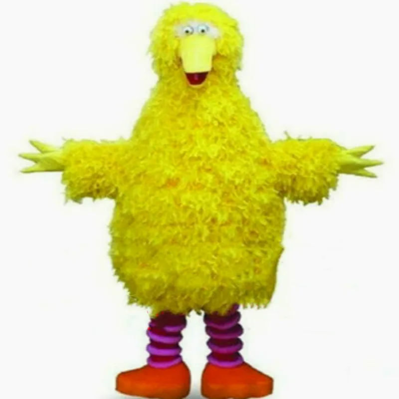 Пушистый костюм на Хэллоуин с большой желтой птицей маскарадный Карнавальная