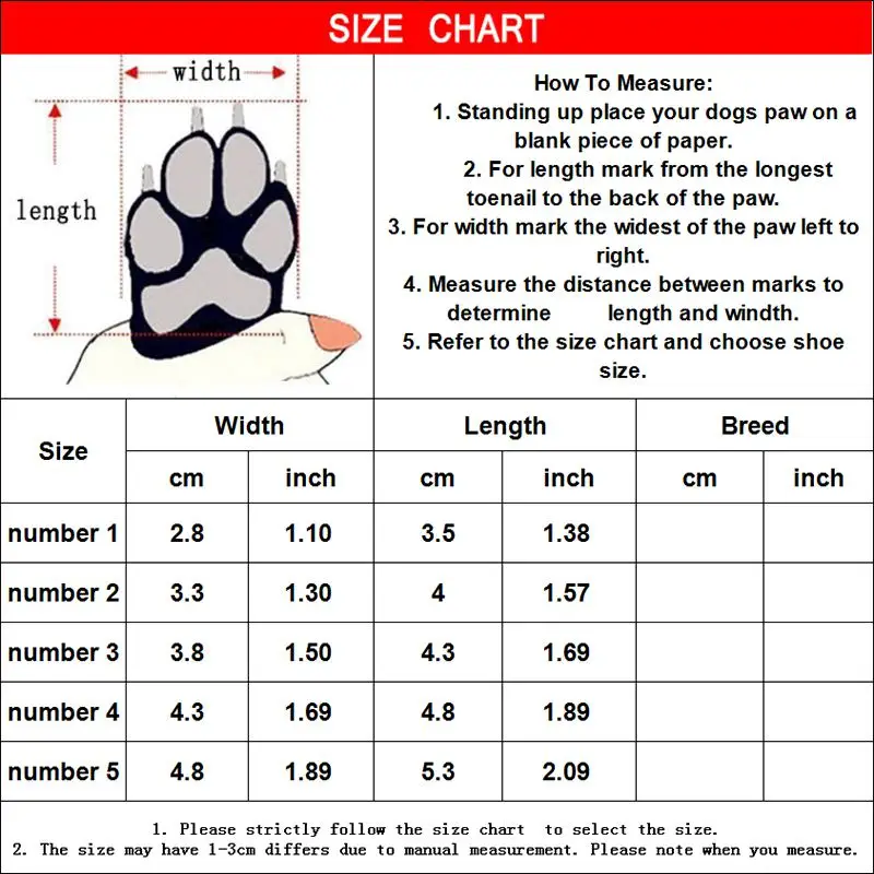 4 шт. Уличная обувь для собак среднего и крупного размера Нескользящие дышащие