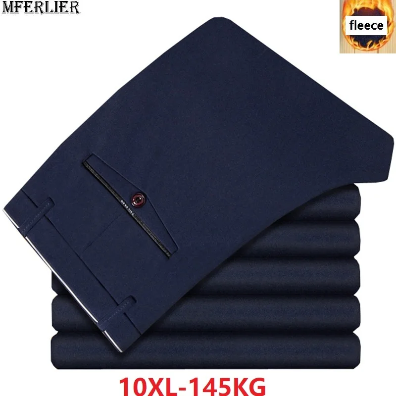 Весенние деловые мужские офисные простые брюки летние прямые строгие большие