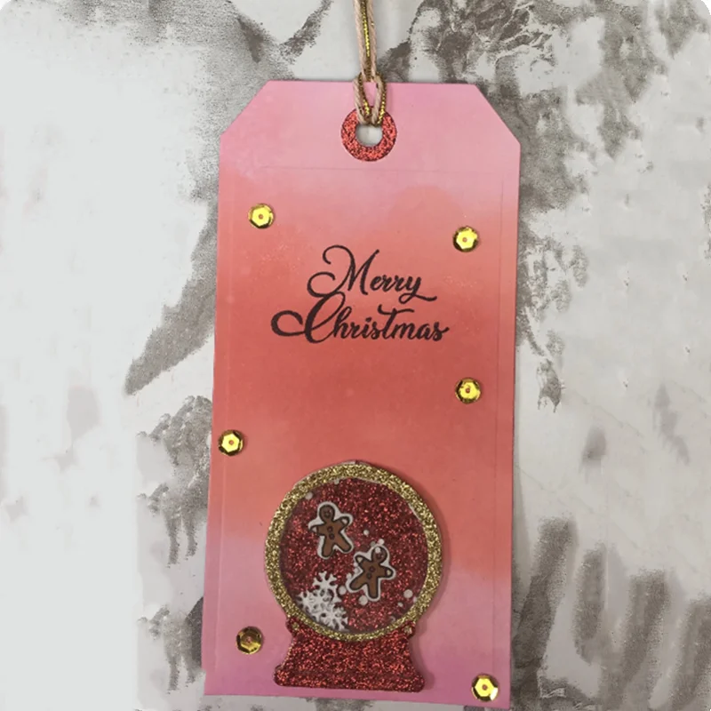 Naifumodo рождественские штампы для изготовления открыток шар Снежинка
