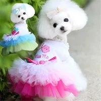 cute puppys cotton princess dress besides multiple sizes and all seasons comfortable for small lovely dog pets