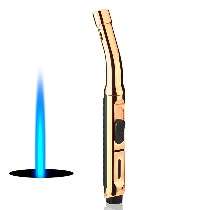 super long bbq kitchen cooking gas lighter torch turbo lighter cigar smoking lighters metal cigarette lighters gadgets for men free global shipping