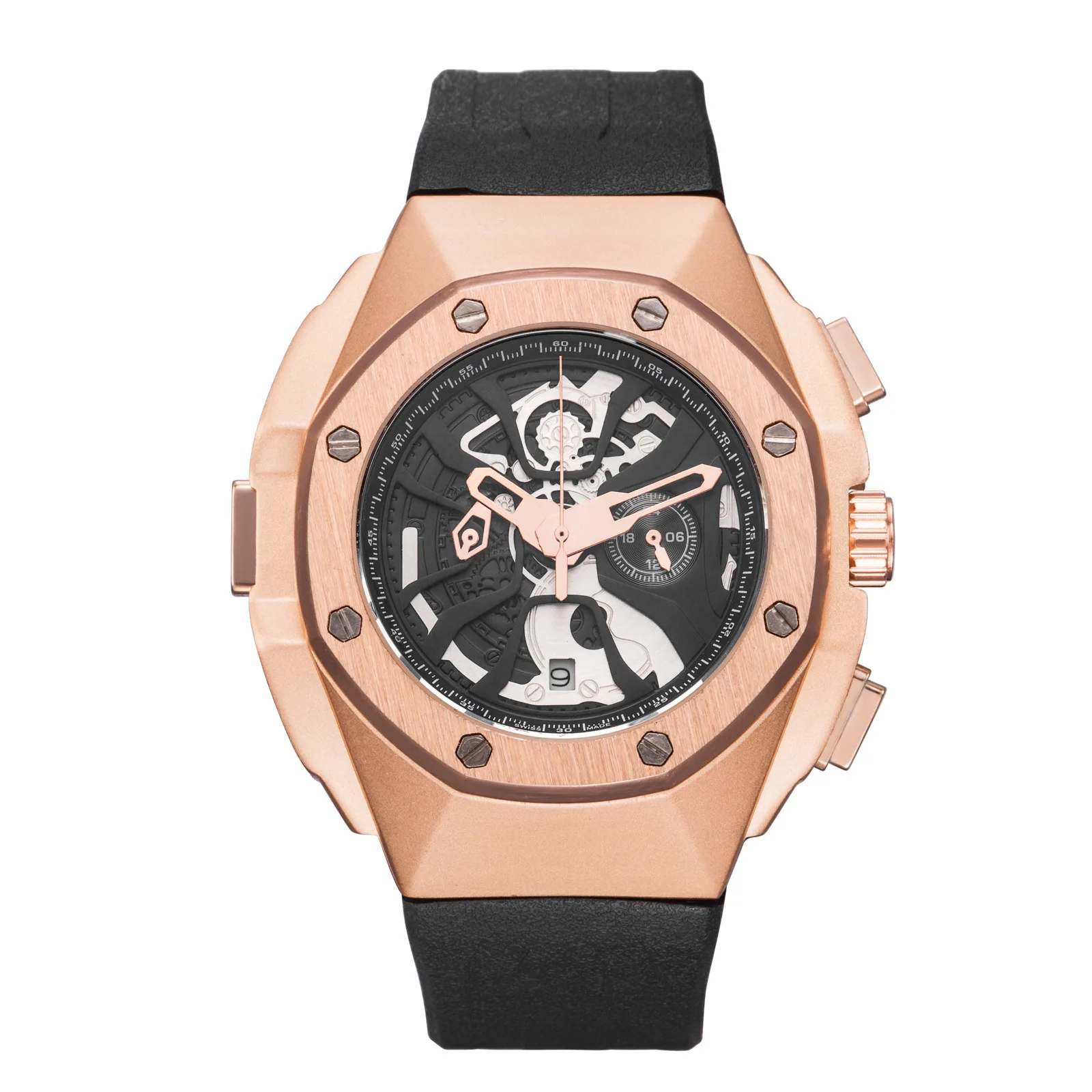Switzerland Royal Rolexable Japan Miyota кварц holeing out многофункциональные спортивные