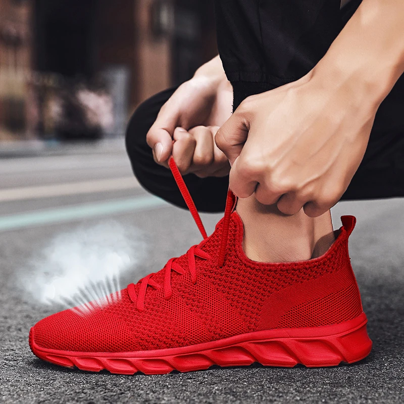 

2021 Hot Sale Light Man Running Shoes Comfortable Breathable Men's Sneaker Casual Antiskid and Wear-resistant Jogging Men autumn