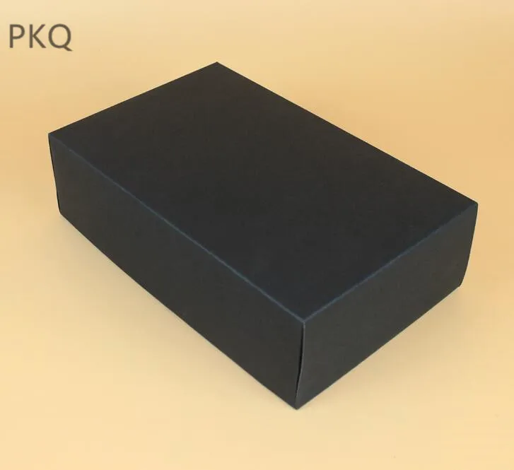 28*18*8cm 10pcs Large Carton Box With Lid Gift Boxes Clothing Packaging Black Kraft White Big | Дом и сад