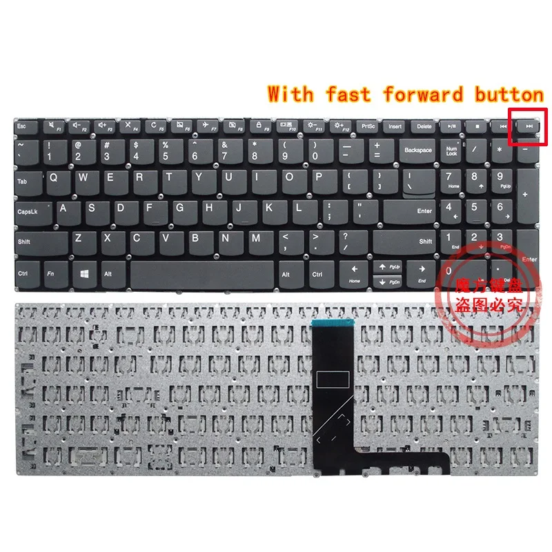 

New laptop US Keyboard for Lenovo IdeaPad 320-15 320-15ABR AST 320-15IAP 320-15IKB 320S-15IKB 320S-15ISK laptop Keyboard Black