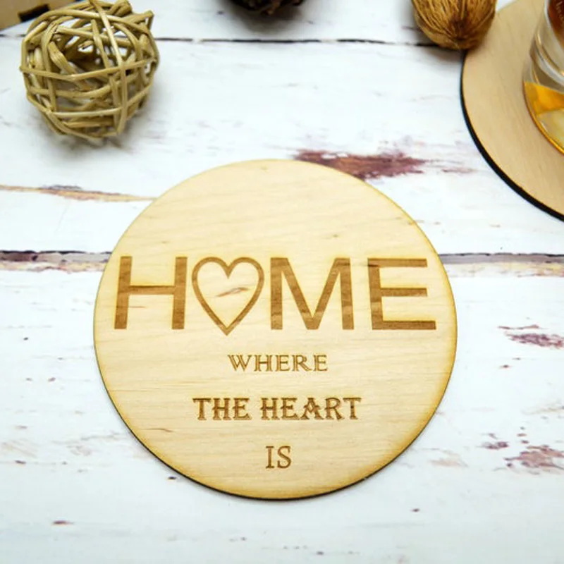 Подставки под круглая деревянная подставка чашку коврик для стола кухонные